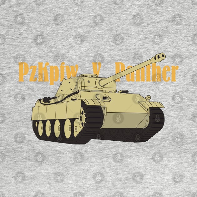 German medium tank PzKpfw V Panther by FAawRay